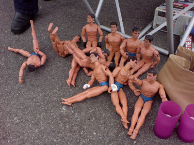 Action Man in action; British G.I. Joe