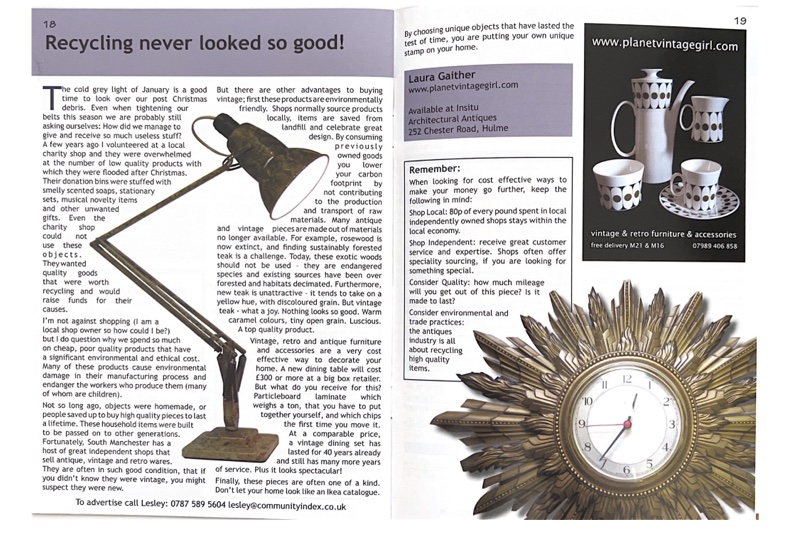 PVG featured in Community Index, Chorlton, Manchester